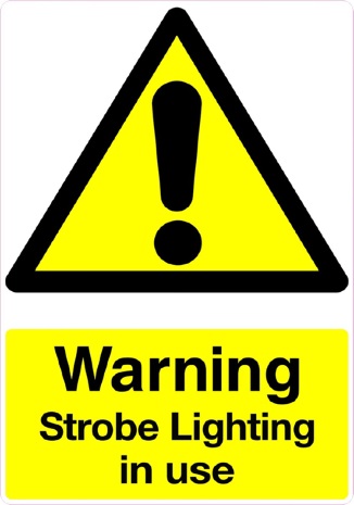 Stroboscope warning
